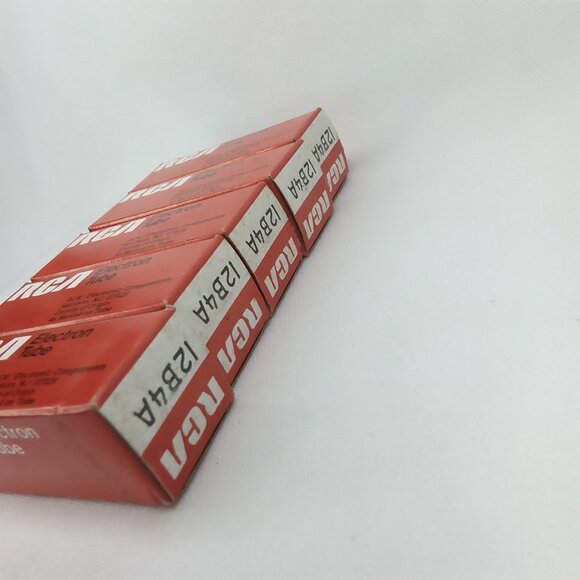 Mid Century Electron Tube With Box Set Of 5 RCA Model 12B4A NOS NIB 1960s - Picture 9 of 16